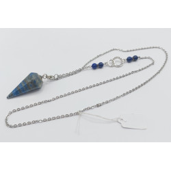 Pendule collier en lapis lazuli