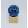 Sphère apatite bleue