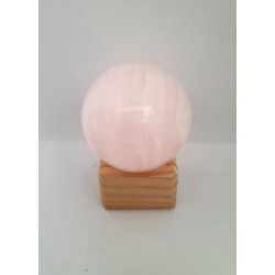 Sphère calcite rose ou...