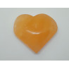 Coeur sélénite mandarine