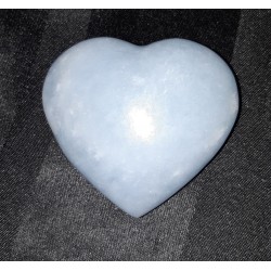 Coeur calcite bleue