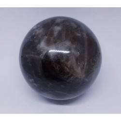 sphère quartz morion ou quartz fumé
