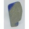 arrière du Lapis lazuli une face polie