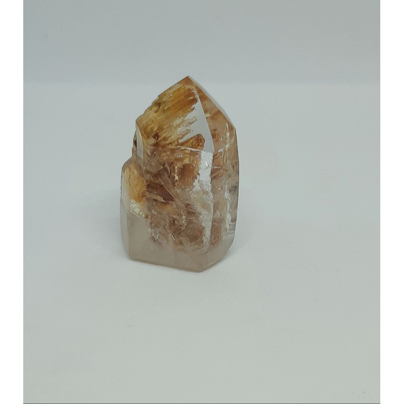 Prisme quartz inclusions latérite
