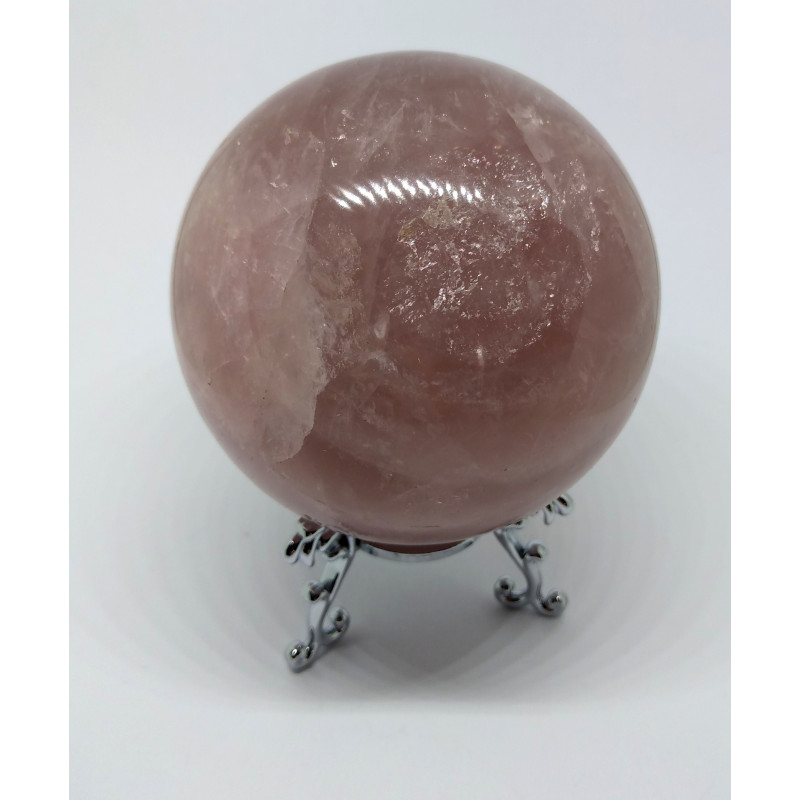 Sphère quartz rose