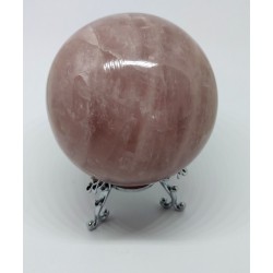 Sphère quartz rose