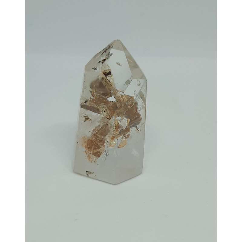 Prisme quartz à inclusions latérite