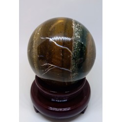 Sphère jaspe orbiculaire