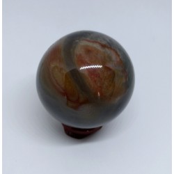 Sphère jaspe polychrome