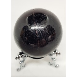 Sphère tourmaline noire