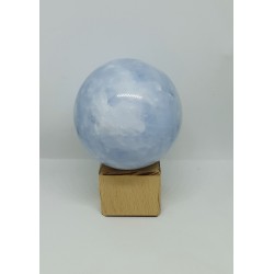 sphère calcite bleue