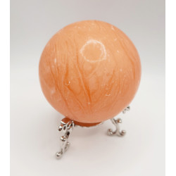 Sphère calcite orange extra qualité