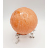 Sphère calcite orange extra qualité