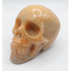 Crâne en pierre de soleil