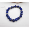Bracelet lapis lazuli perles 11mm