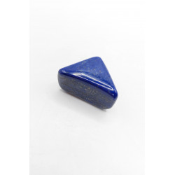 Galet lapis lazuli avec inclusions de pyrite