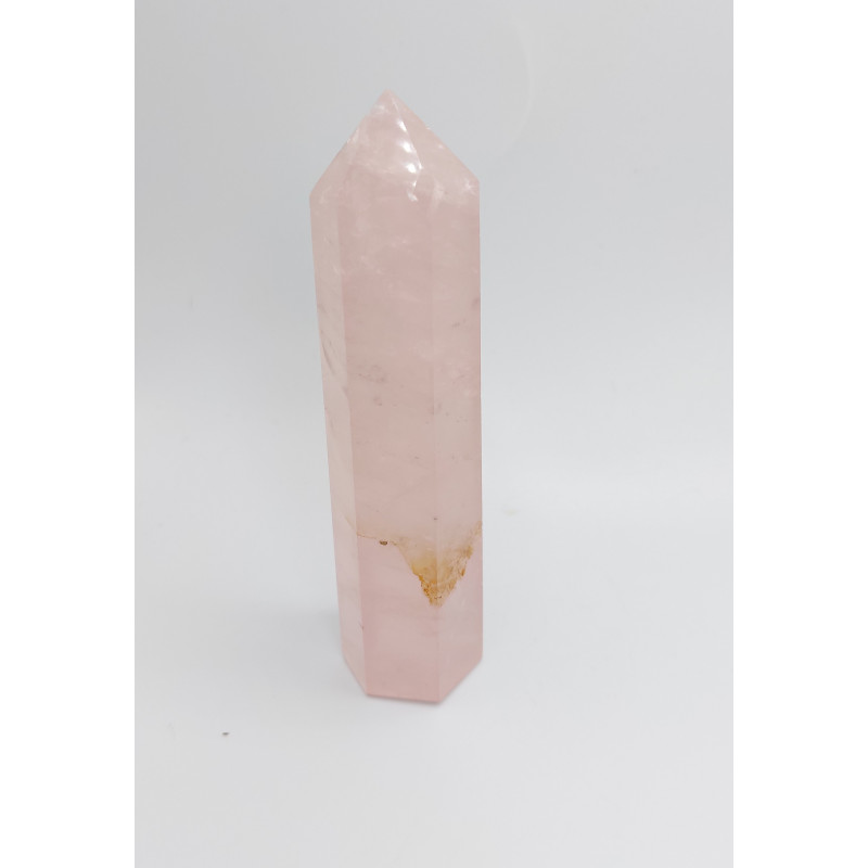 Prisme quartz rose