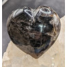 Gros Coeur quartz morion ( quartz fumé)