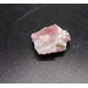 Tourmaline rose brute dans quartz